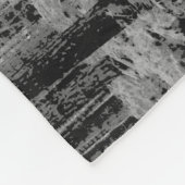 Pine Trees Black en White Forest Foto Fleece Deken (Hoek)