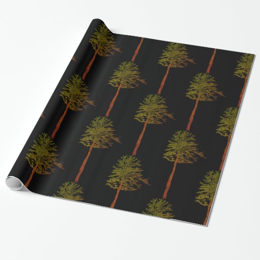 Pine Trees  Cadeaupapier (Uitgerold)