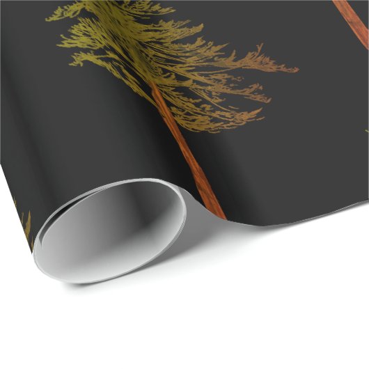 Pine Trees Cadeaupapier (Rol Hoek)