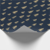 Pine Trees Christmas Cadeaupapier (Hoek)