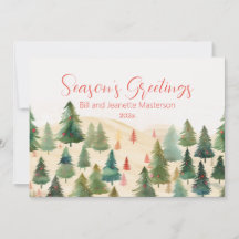 Pine Trees Christmas Woodlands
