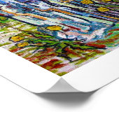 Pine Trees en Dandelions in de Garden Van Gogh Poster (Hoek)