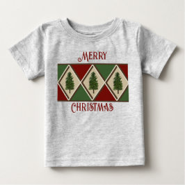 Pine Trees en Harlequin Baby T-shirt