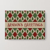 Pine Trees en Harlequin Button (Voorkant)