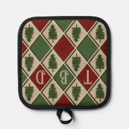 Pine Trees en Harlequin Pot Holder Pannenlap