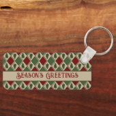 Pine Trees en Harlequin Sleutelhanger (Voorkant)