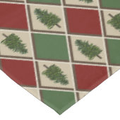 Pine Trees en Harlequin tafelkleed (Gekanteld)