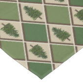 Pine Trees en Harlequin tafelkleed (Gekanteld)
