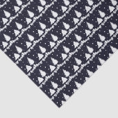 Pine Trees en sneeuw Tissuepapier (Detail)