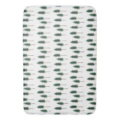 Pine Trees Forest Minimalist Pattern Badmat (Voorkant Verticaal)