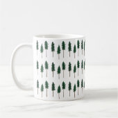Pine Trees Forest Minimalist Pattern Koffiemok (Links)