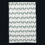 Pine Trees Forest Pattern Simple Theedoek<br><div class="desc">Decoreer je keuken met deze coole kunsthanddoek. Maakt een geweldig huishouden,  een verjaardag of een bruiloft cadeau! U kunt het aanpassen en tekst ook toevoegen. Bekijk mijn winkel voor veel meer kleuren en patronen!</div>