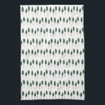 Pine Trees Forest Pattern Simple Theedoek<br><div class="desc">Decoreer je keuken met deze coole kunsthanddoek. Maakt een geweldig huishouden,  een verjaardag of een bruiloft cadeau! U kunt het aanpassen en tekst ook toevoegen. Bekijk mijn winkel voor veel meer kleuren en patronen!</div>