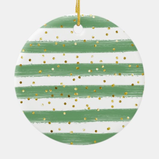 Pine Trees Godouders kerstversiering Keramisch Ornament (Achterkant)