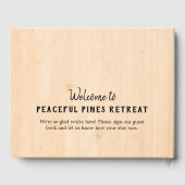 Pine Trees Green Guest House Vakantiehuis Gastenboek (Achterkant)