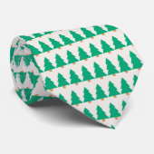 Pine Trees Holiday Neck Tie Stropdas (Opgerold)