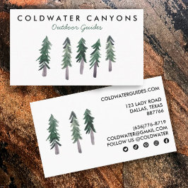 Pine Trees in het open kamp Visitekaartje