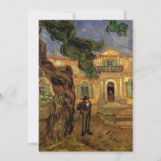 Pine Trees in Saint-Paul door Vincent van Gogh (Voorkant)