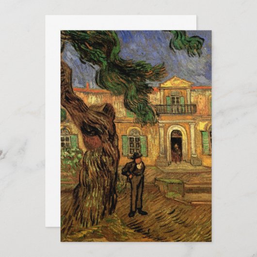 Pine Trees in Saint-Paul door Vincent van Gogh (Voorkant / Achterkant)