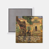 Pine Trees in Saint-Paul door Vincent van Gogh Magneet (Voorkant / Achterkant)