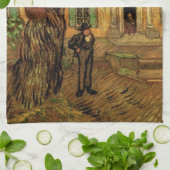 Pine Trees in Saint-Paul door Vincent van Gogh Theedoek (Gevouwen)