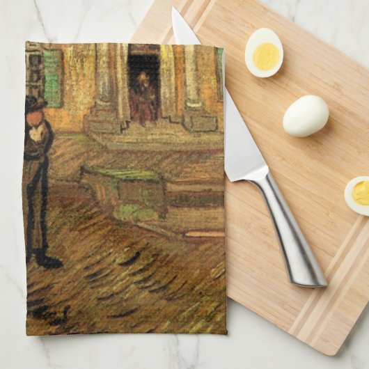 Pine Trees in Saint-Paul door Vincent van Gogh Theedoek (Quarter Fold)
