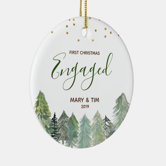 Pine Trees kerstcadeautjes voor Ornament (Rechts)