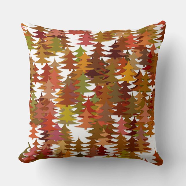 Pine Trees Kussen (Voorkant)
