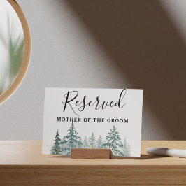 Pine Trees Lantaarn Botanisch Voorbehouden Teken Poster