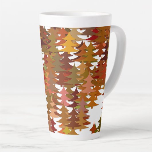 Pine Trees Latte Mok (Rechterhoek)