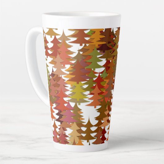 Pine Trees Latte Mok (Linkerhoek)