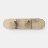 Pine Trees links scherm van Hasegawa Tohaku Skateboard (Horizontaal)
