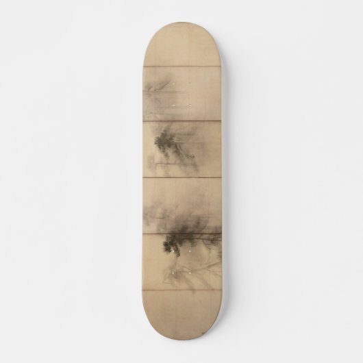 Pine Trees links scherm van Hasegawa Tohaku Skateboard (Voorkant)