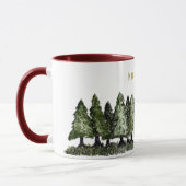 Pine Trees met naam Mok (Links)