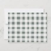 Pine Trees Mountain Adventure Baby shower Bedankkaart (Achterkant)