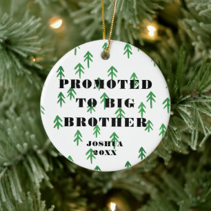Pine Trees op maat gepromoot aan Big Brother Keramisch Ornament