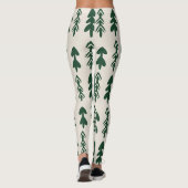Pine Trees Pattern Women's Fashion Leggings (Achterkant)