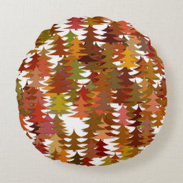 Pine Trees Rond Kussen