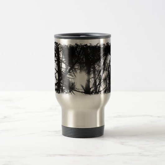 Pine Trees Sunshine Thermal Mok (Center)