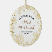 Pine Trees ter nagedachtenis van pap kerstversieri Keramisch Ornament (Rechts)