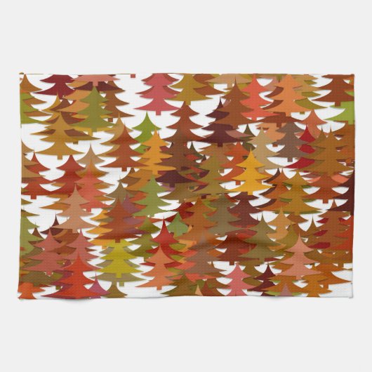 Pine Trees Theedoek (Horizontaal)