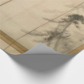 Pine Trees van Hasegawa Tohaku 16e eeuw Cadeaupapier (Hoek)