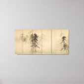 Pine Trees van Hasegawa Tohaku 16e eeuw Canvas Afdruk (Voorkant)