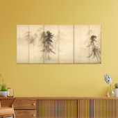Pine Trees van Hasegawa Tohaku 16e eeuw Canvas Afdruk (Insitu (Woonkamer))