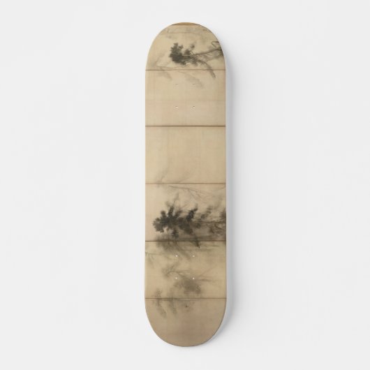 Pine Trees van Hasegawa Tohaku 16e eeuw Persoonlijk Skateboard (Voorkant)