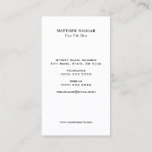 Pine Trees Visitekaartje (Achterkant)