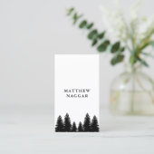 Pine Trees Visitekaartje (Staand voorkant)