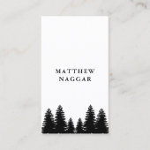 Pine Trees Visitekaartje (Voorkant)