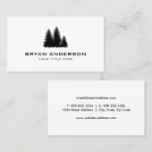 Pine Trees Visitekaartje (Voorkant / Achterkant)
