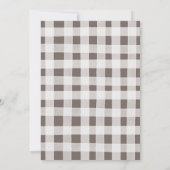 Pine Trees Woodland Winter Onederland Birthday Kaart (Achterkant)